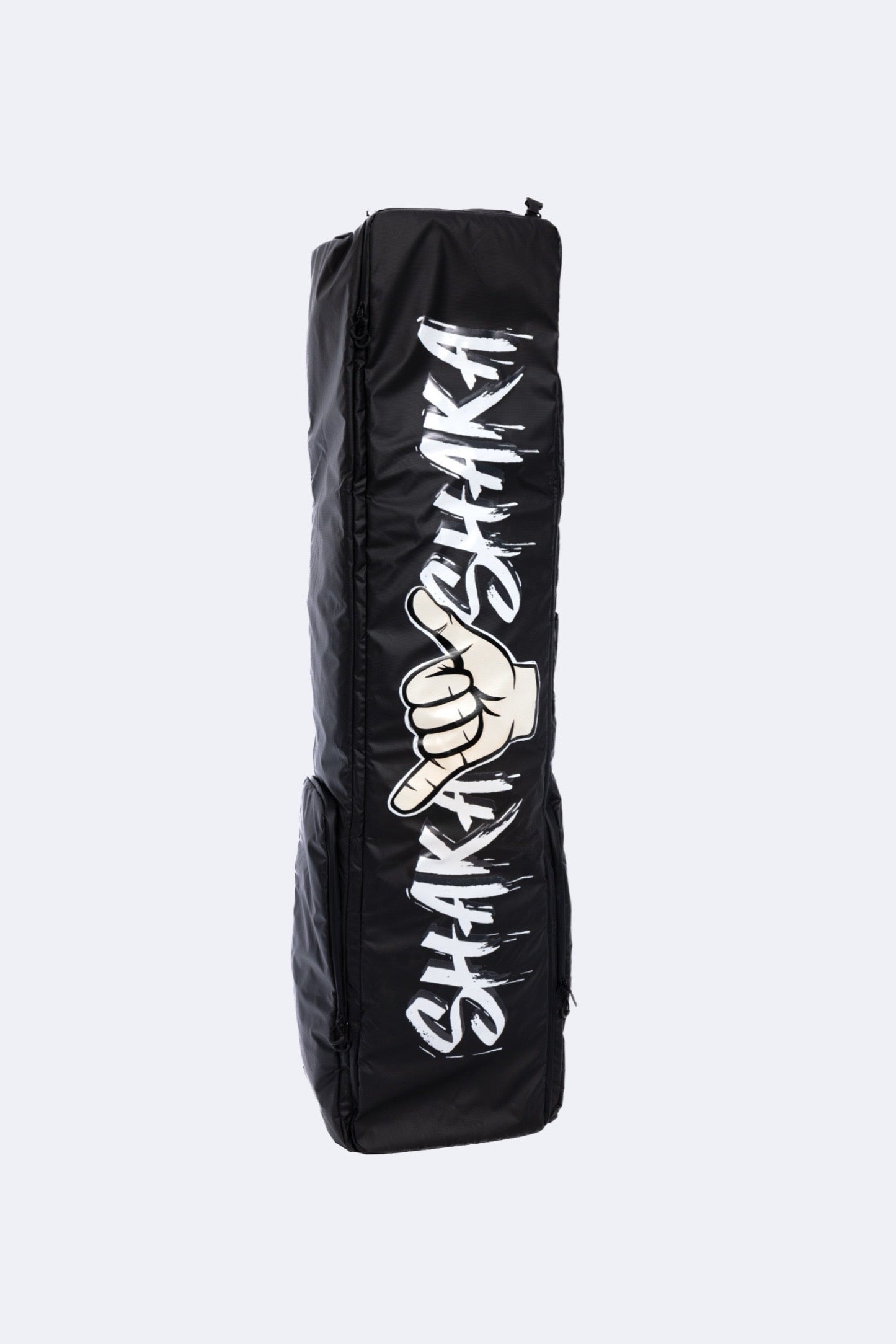 SHAKA Storage Master ski and snowboard travel bag in Midnight Black, front view